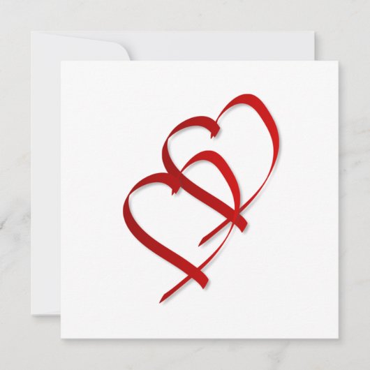 Dubbele hartnodiging kaart (Voorkant)