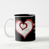 Dubbele hartslag D1 -  Mok liefdeskoffie (Links)