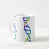 Dubbele Helix DNA Koffiemok (Voorkant links)