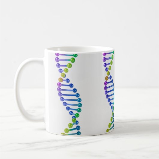 Dubbele Helix DNA Koffiemok (Links)