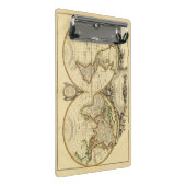 Dubbele hemisphere mini klembord (Schuin)