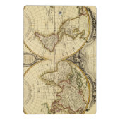 Dubbele hemisphere mini klembord (Achterkant)