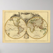 Dubbele hemisphere poster (Voorkant)