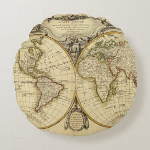 Dubbele hemisphere rond kussen