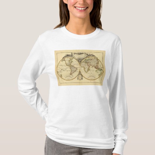 Dubbele hemisphere t-shirt (Voorkant)