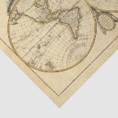 Dubbele hemisphere tissuepapier (Detail)