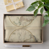 Dubbele hemisphere tissuepapier (Geschenk)