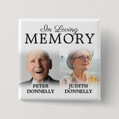 Dubbele herdenking van de Button van de levensherd (Voorkant)