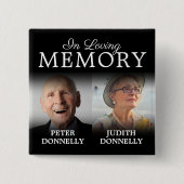 Dubbele herdenking van de Button van de levensherd (Voorkant)