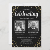 Dubbele herfst van de Fotouitnodiging van het Leve Kaart (Voorkant)