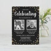 Dubbele herfst van de Fotouitnodiging van het Leve Kaart (Staand voorkant)