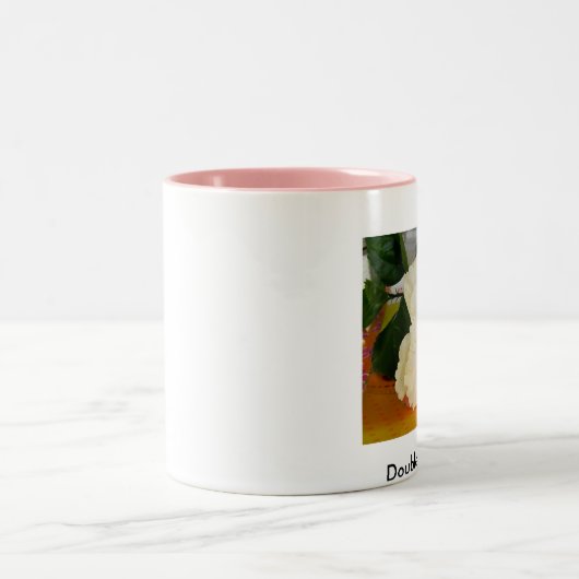 Dubbele Hibiscus Tweekleurige Koffiemok (Center)