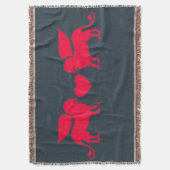 DUBBELE HOEVEELHEDEN VAN VERLIESDE DRUKdekens Deken (Voorkant Verticaal)