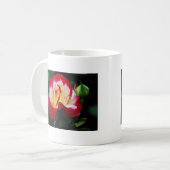 Dubbele hybride thee Roos "Andeli" Witte stroom Koffiemok (Voorkant links)