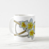 Dubbele Infinity BiColor Frangipani Koffiemok (Voorkant links)
