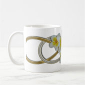 Dubbele Infinity BiColor Frangipani Koffiemok (Links)