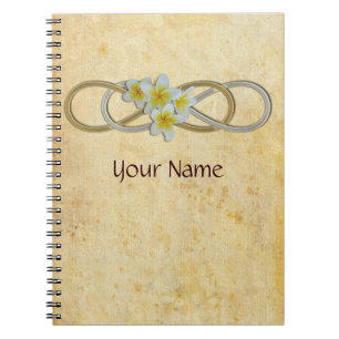 Dubbele Infinity BiColor Frangipani Notitieboek
