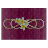 Dubbele Infinity BiColor Frangipani Snijplank (Voorkant)