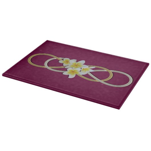 Dubbele Infinity BiColor Frangipani Snijplank (Hoek)