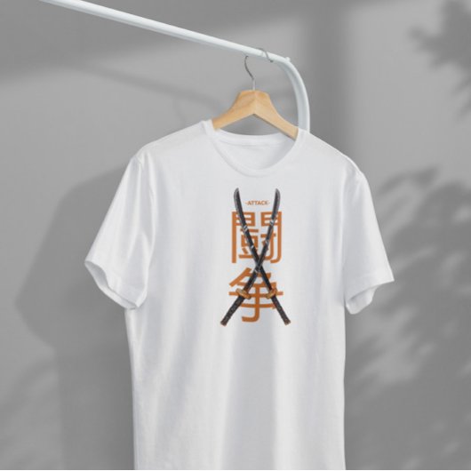 Dubbele Japanse woorden T-shirt