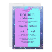 Dubbele Joint twin ruimte verjaardag Jongen Meisje