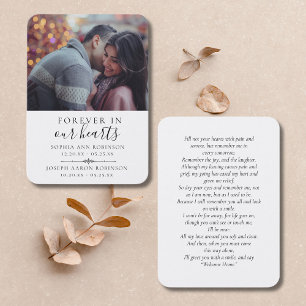 Dubbele Kaart voor het Herdenkingsgebed van de Fot Visitekaartje