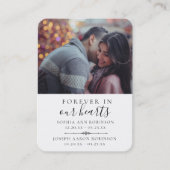 Dubbele Kaart voor het Herdenkingsgebed van de Fot Visitekaartje (Voorkant)