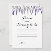 Dubbele kant- 2 Baby shower spelletjes- Hoe oud |  Kaart (Achterkant)