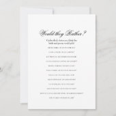 Dubbele kant - 2 Bruidsdouche Spellen (Voorkant)