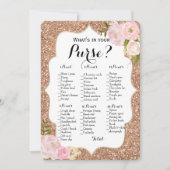 Dubbele kant - 2 Bruidsdouche Spelletjes Tas | Wen Kaart (Voorkant)