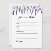 Dubbele kant - 2 Bruidsfeest Spelletjes Tas | Wens Kaart (Achterkant)