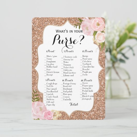 Dubbele kant - 2 Bruiloftsspelletjes Tas | Wensen Kaart (Staand voorkant)