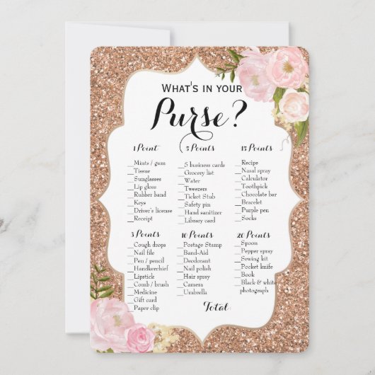 Dubbele kant - 2 Bruiloftsspelletjes Tas | Wensen Kaart (Voorkant)