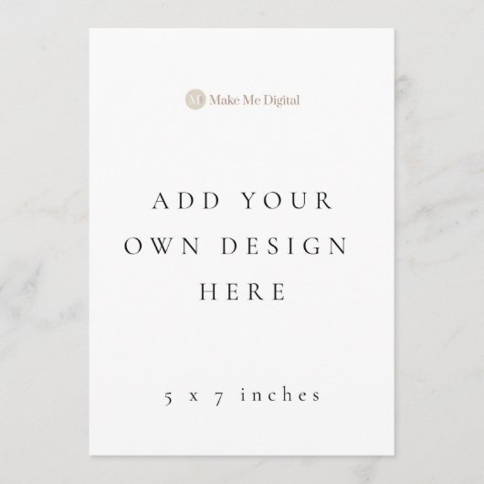 DUBBELE KANT 5x7 inch bruiloft programma / menu's (Voorkant)