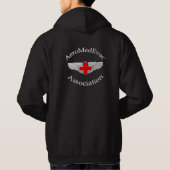Dubbele kant AMEA logo shirten met aangepaste teks Hoodie (Achterkant)