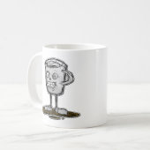 Dubbele katkopjes koffiemok (Voorkant links)