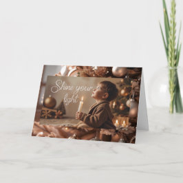 Dubbele kerst wenskaart kaart