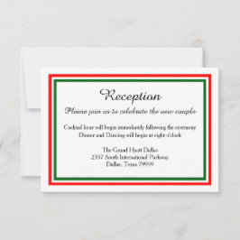 Dubbele Kersttrim-Receptie Uitnodiging