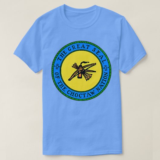 DUBBELE KEUKSTAUW Nation Flag Shirt Choctaw (Design voorkant)