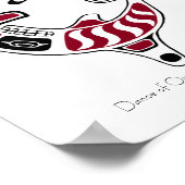 Dubbele Killer Whale Teenvousian Art Poster (Hoek)