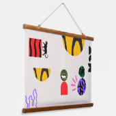 Dubbele Kismet Hangend Wandkleed (Gebogen)