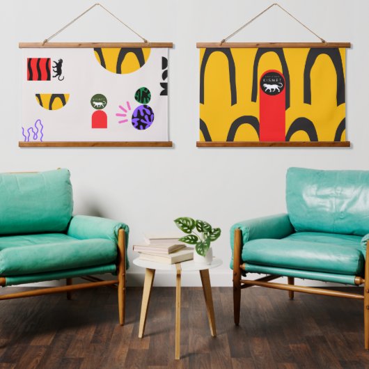 Dubbele Kismet Hangend Wandkleed (Woonkamer)