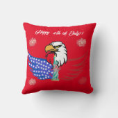 Dubbele kleur 4 juli Speciale Sierkussennen Kussen (Achterkant)