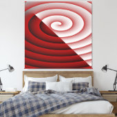 Dubbele kleurgolf draaien canvas afdruk (Insitu (Slaapkamer))
