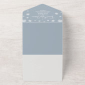 Dubbele knuppels, dubbele Baby All In One Uitnodiging (Buitenkant)