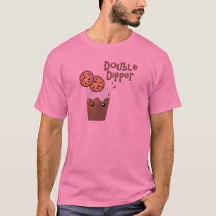 Dubbele koekjes in melk t-shirt