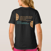 Dubbele koekjes Logo, koekjesverkoop T-shirt (Achterkant)
