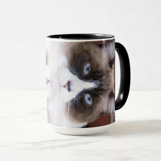 Dubbele koffie-Mok Mok (Voorkant rechts)