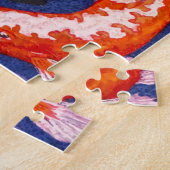 Dubbele Koi Fish Design Legpuzzel (Zijkant)