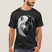 Dubbele Koningen: Wolf vs Hond T-shirt (Voorkant)